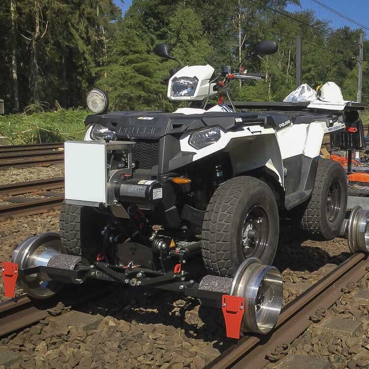 Quad met railonderstel